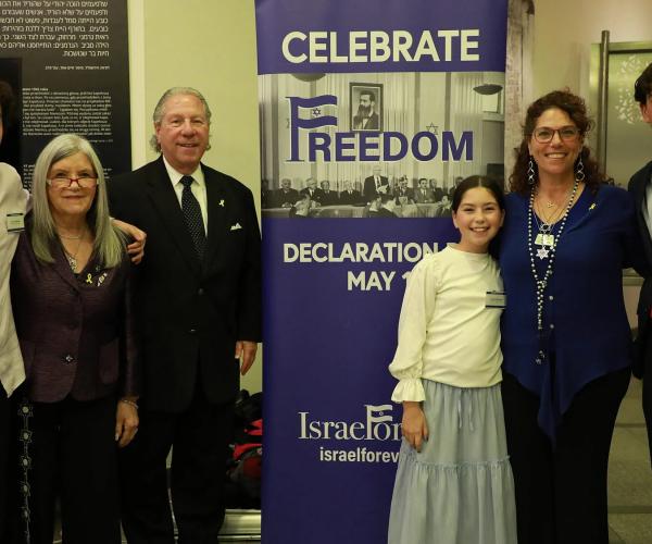 The Heidemans at Declaration Day