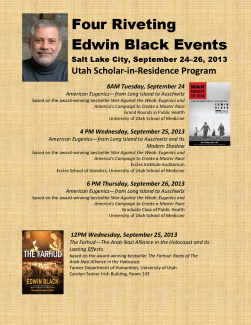 American Eugenics — from Long Island to Auschwitz