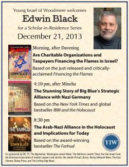 Young Israel 2013 Scholar-in-Residence