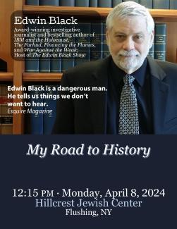 Edwin Black at the Hillcrest Jewish Center