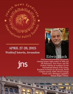 Edwin Black at the JNS International Policy Summit 