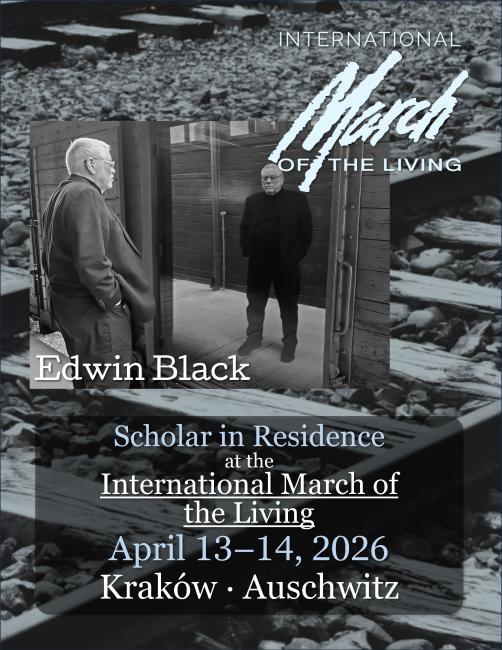 March of the Living 2026 Scholar in Residence