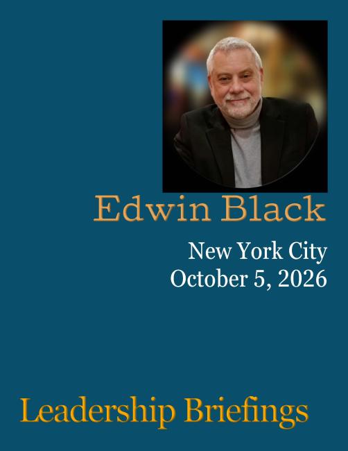 Briefings, Oct 2026 - NYC