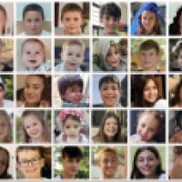 Children hostages kept by Hamas IDF photo