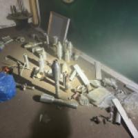 Hamas rocket lab in a Gaza mosque IDF photo