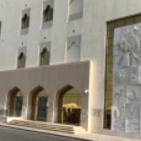 Entrance to the VCU Arts building, Qatar, 2018